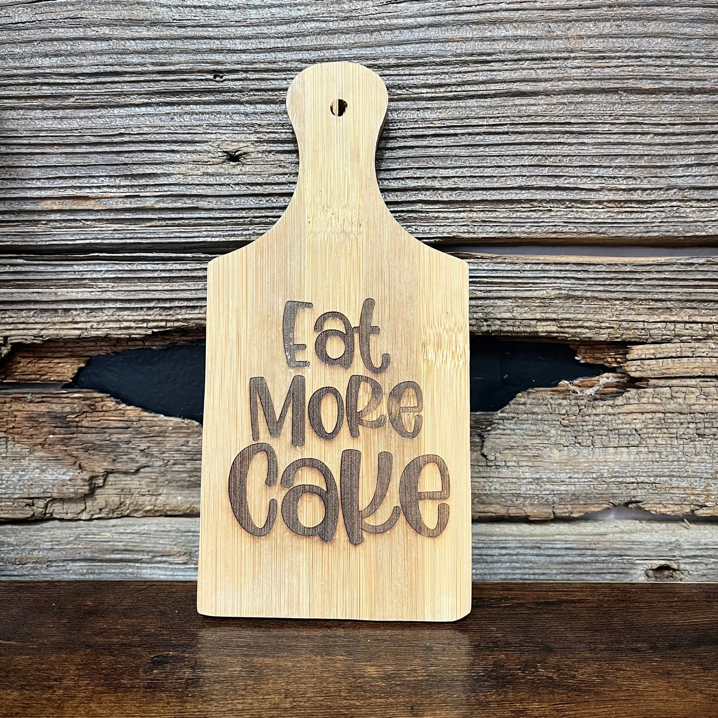 Eat More Cake Mini Cutting Board