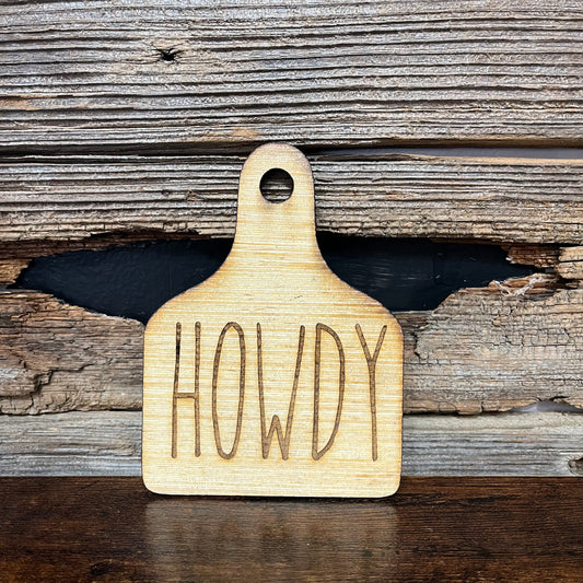 Howdy Mini Cutting Board