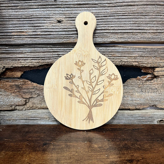 Floral Design Mini Cutting Board